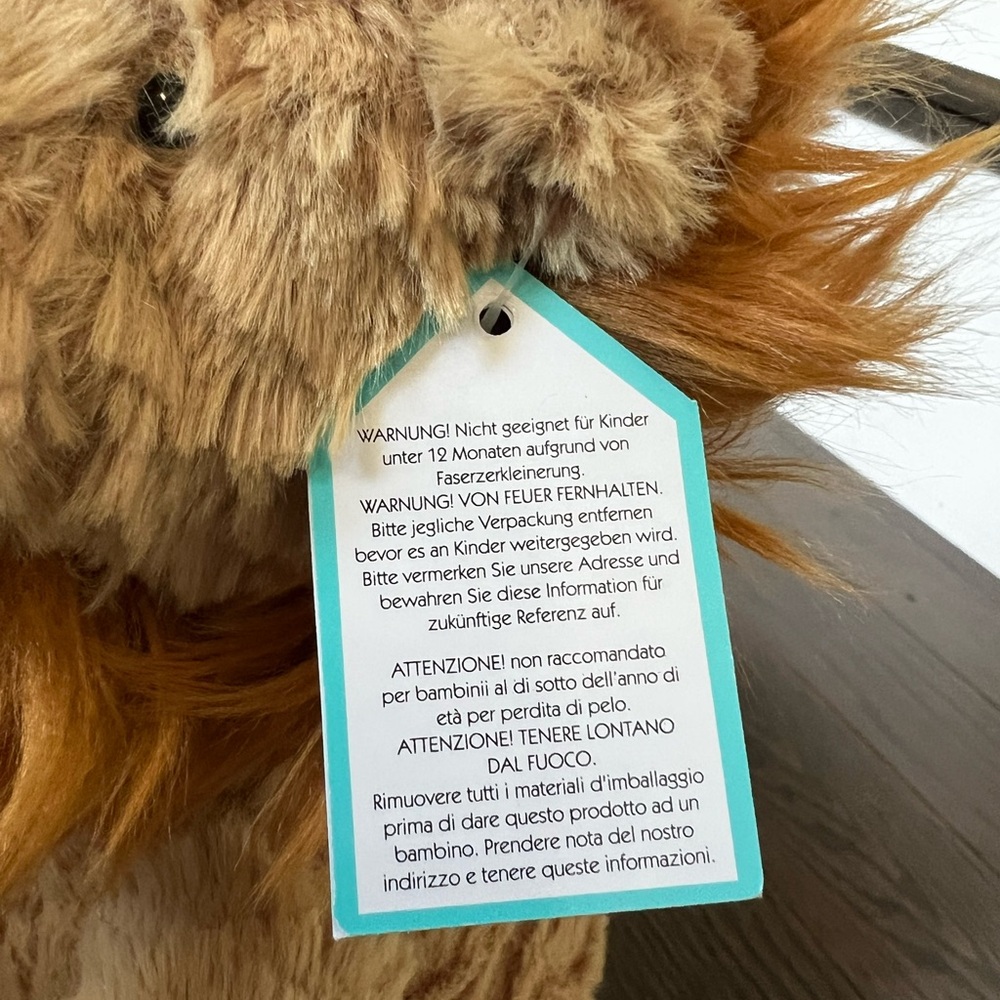 JELLYCAT- Medium Plush Fuddlewuddle Lion Stuffed Animal Toy - Picture 9 of 9